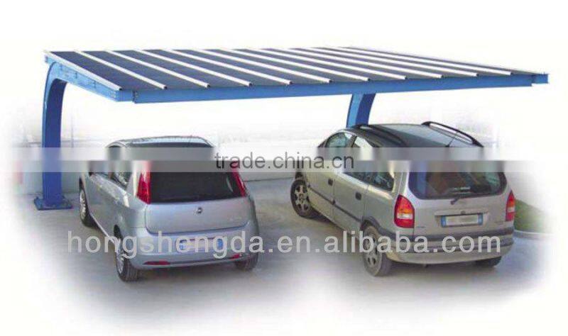 Waterproof steel structure carport / garage / car shelter manufacturer