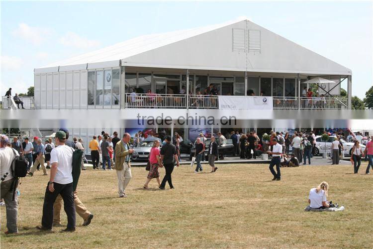 High quality double decker sport tent structure for events two story floor tent