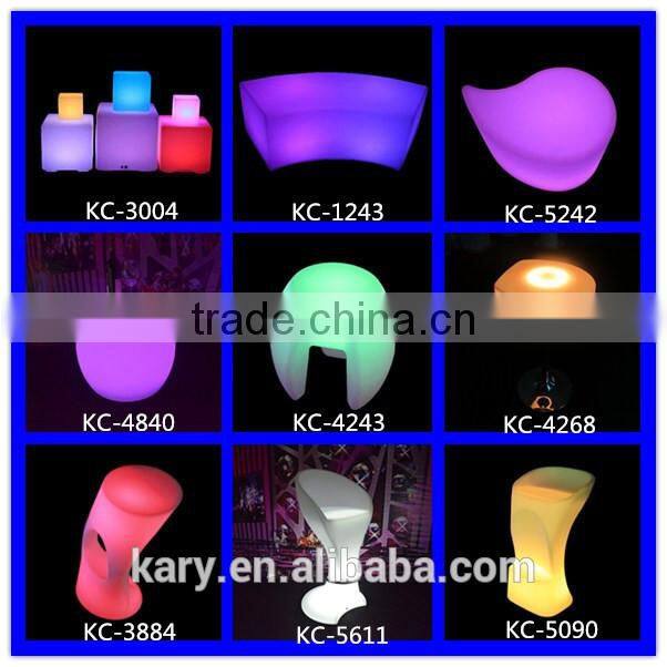 Nightclub Event Show Plastic LED DMX Control Furntiure