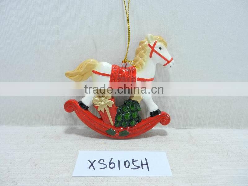 Hot selling ceramic horse gift ornament