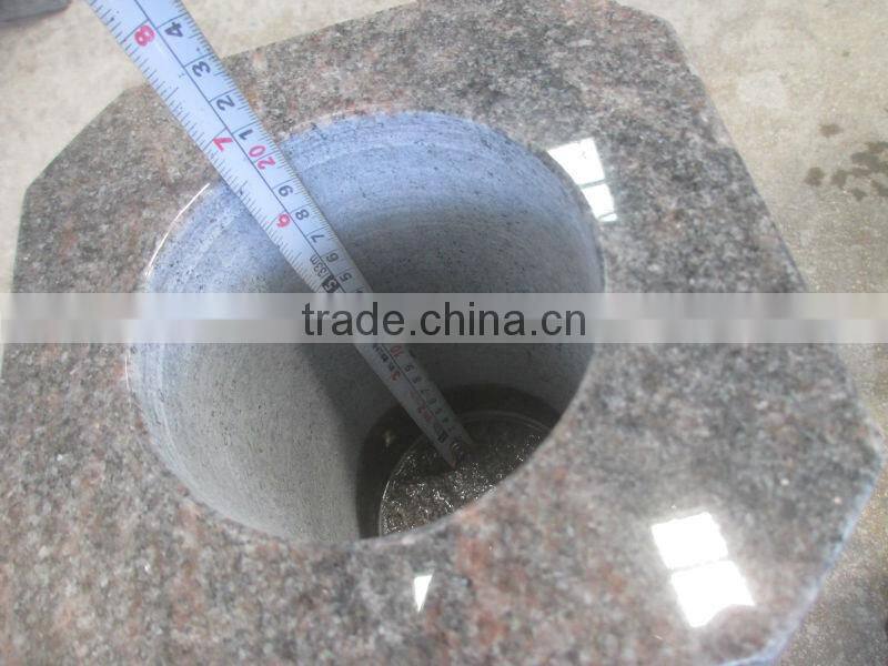 Granite Cemetery flower Vase