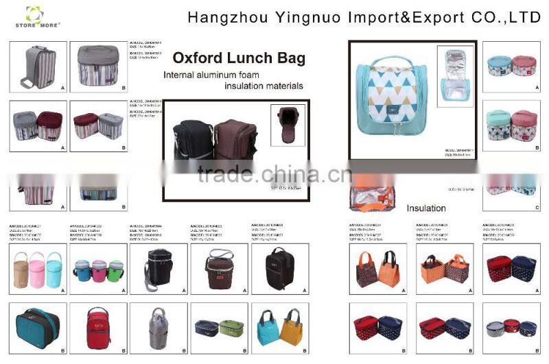 2016 New Design Customized Color Durable Cooler Lunch Bag