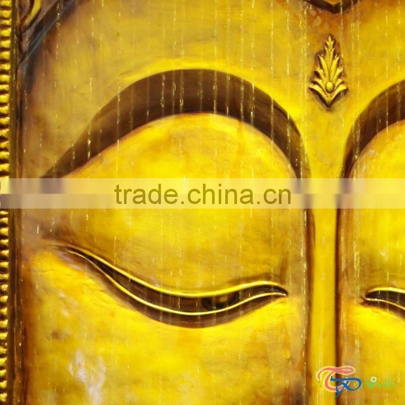 Wall Decoration LED Indoor Polyresin Buddha Statue Water Fountain