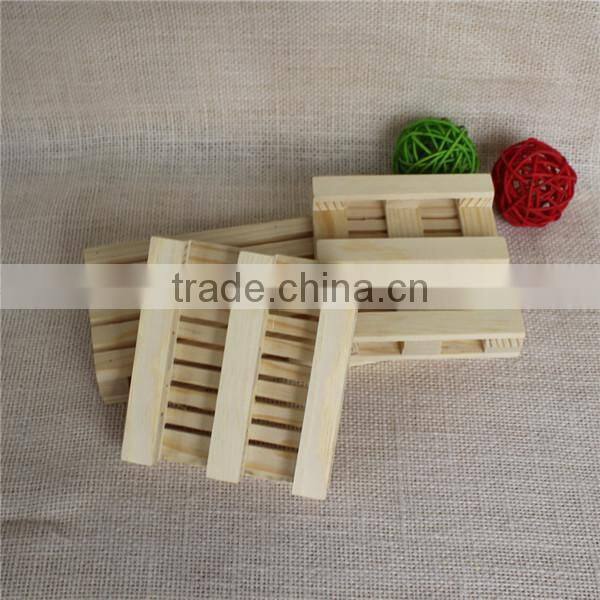 Professional wholesale Customized mini wooden pallet wooden decorative coaster wooden gift mats