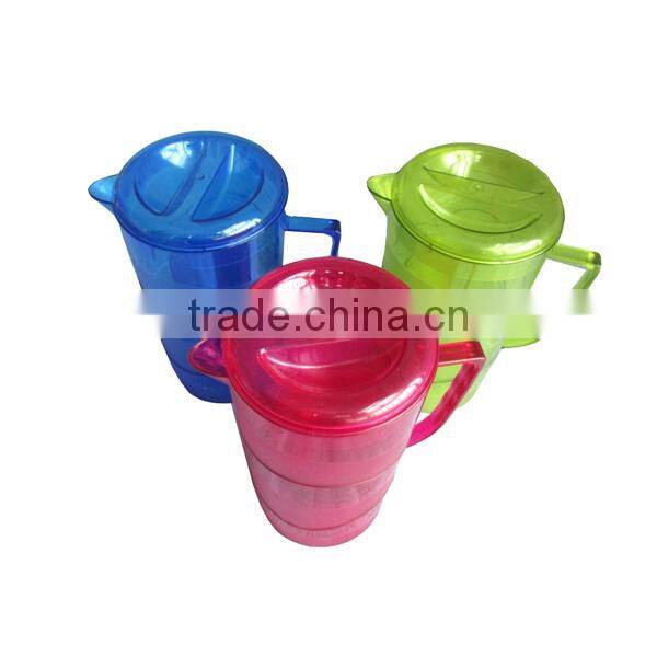 Clear plastic pitchers