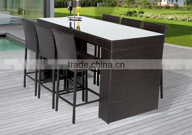 2017 Trade Assurance hot sale outdoor modern restaurant used dining table set designs