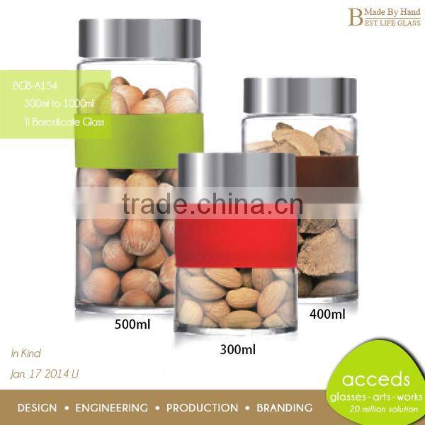 Promotional New Design Glass Jar Set