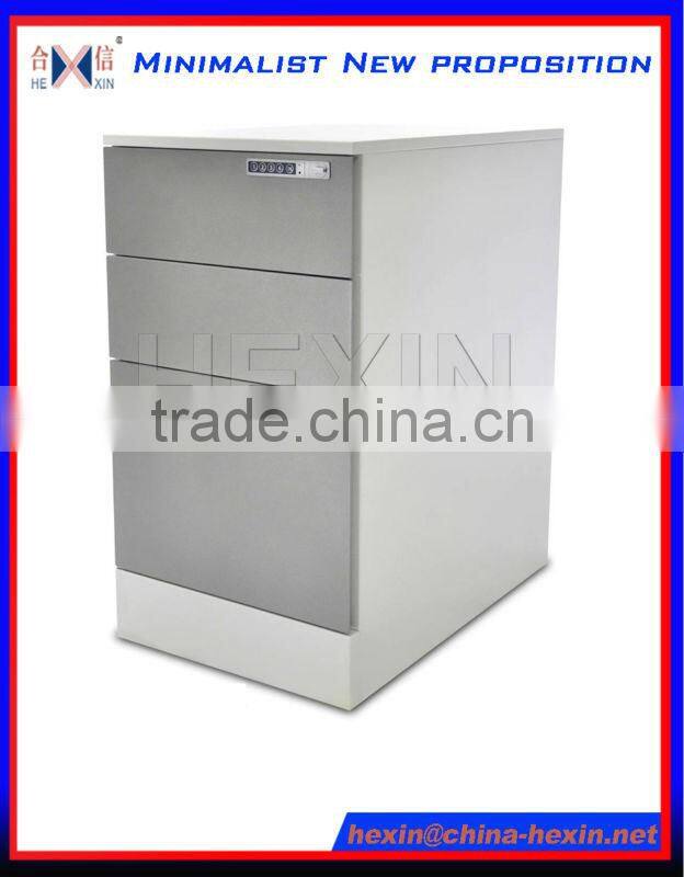 New movable filing cabinet 3 drawer moving pedestal filing cabinet