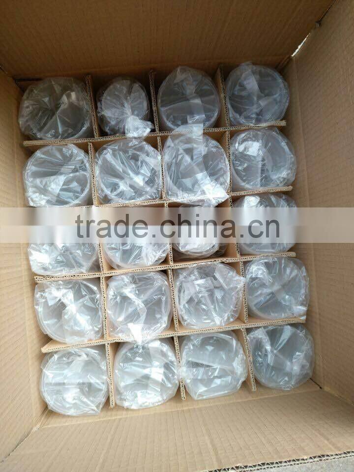 700ml two compartment cup plastic juice cup with straw & Dome & Flat lid