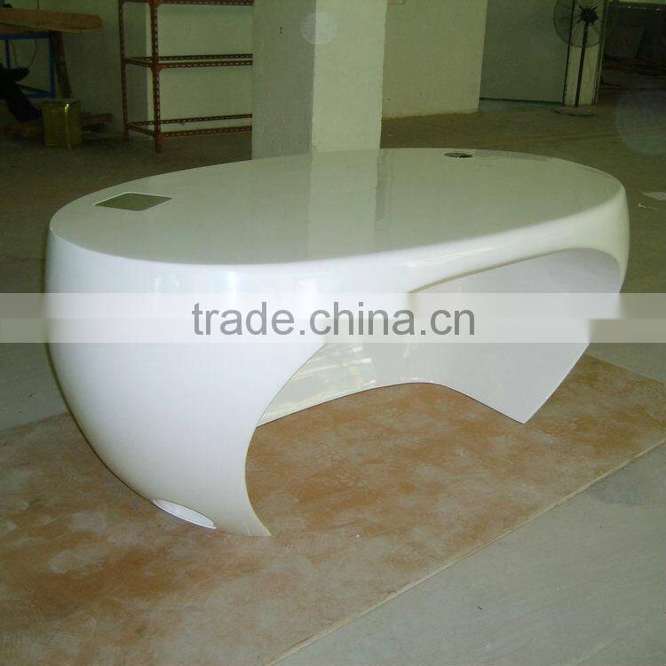Outdoor fiberglass table