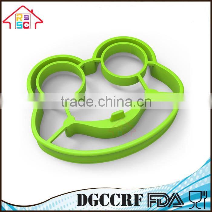 NBRSC Kitchen Cooking Tool Silicone Cute Frog Shape Fried Pancake Eggs Mold