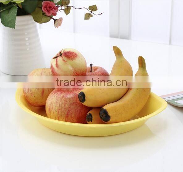 2016 new design colorful plastic fruit tray fruit bowl snack tray nut bowl candy tray