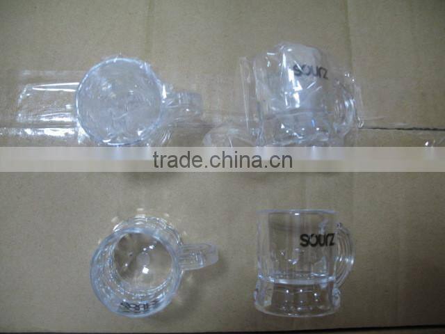 promotional advertising transparent plastic beer cup