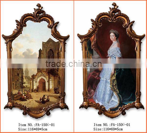 FA-150G-01 Leading vintage ornate bulk frames oil painting
