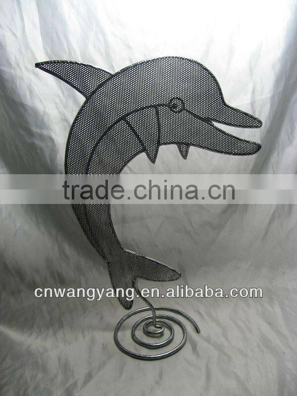dolphin design earrings display stand wy-4003