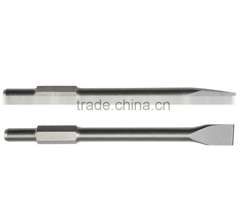 2 Piece 1 In. Flat Point Breaker Chisel Setrock breaker chisel chisel and punch set wood carving chisel set