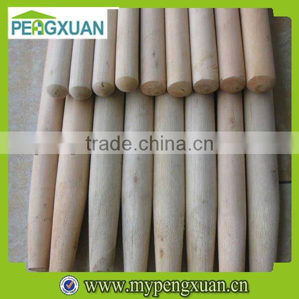 guangxi factory direct hardwood round posts wiht tapered-ends