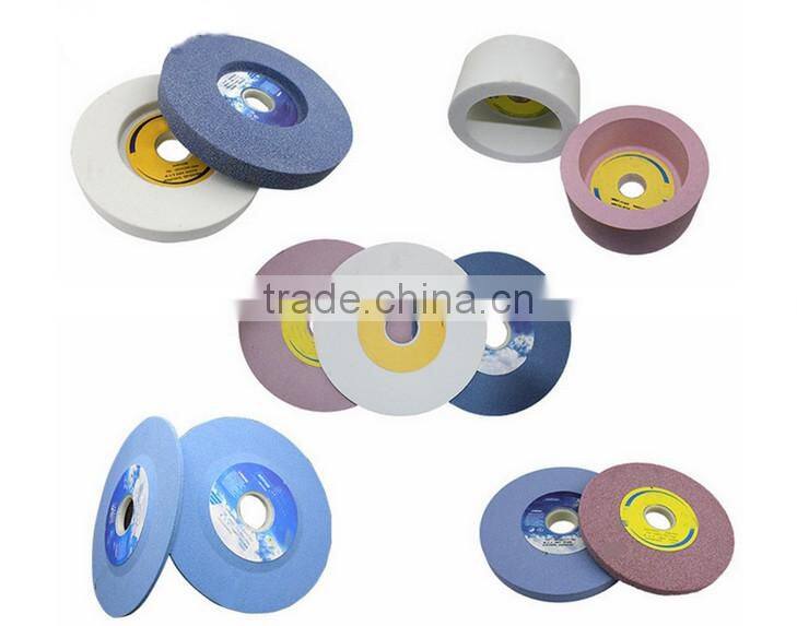 125mm Bench Grinding Wheel bench grinder Abrasive Disc Metal Stone Vitrified Ceramic Bond Silicon Carbide Aluminium Oxide