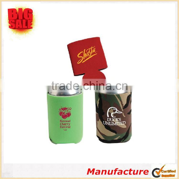 Waterproof neoprene cheap can sleeve with fashion cotton can sleeves