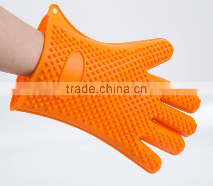 Silicone Cooking Gloves, Heat Resistant, Non-Slip Safe Utensils Handling, Cooking & Baking, Oven Mitt for Grilling, BBQ gloves