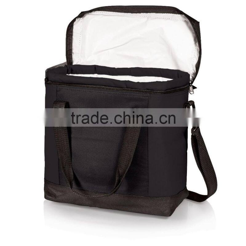 Custom Polyester cooler tote in No-Leak Insulated tote and shoulder Cooler Bag for vegetable and fruit