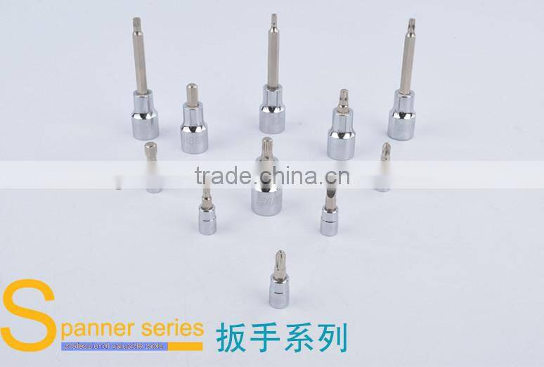 12.5mm twelve points screwdriver bit socket,1/2" twelve points bit socket ,12.5mm twelve points drive bit socket