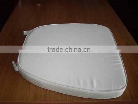 classic white soft cushion with zipper for tiffany chair,banquet chair