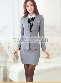 65% Polyester 35% Viscose Fabric Business Office Uniform Designs For Fat Women