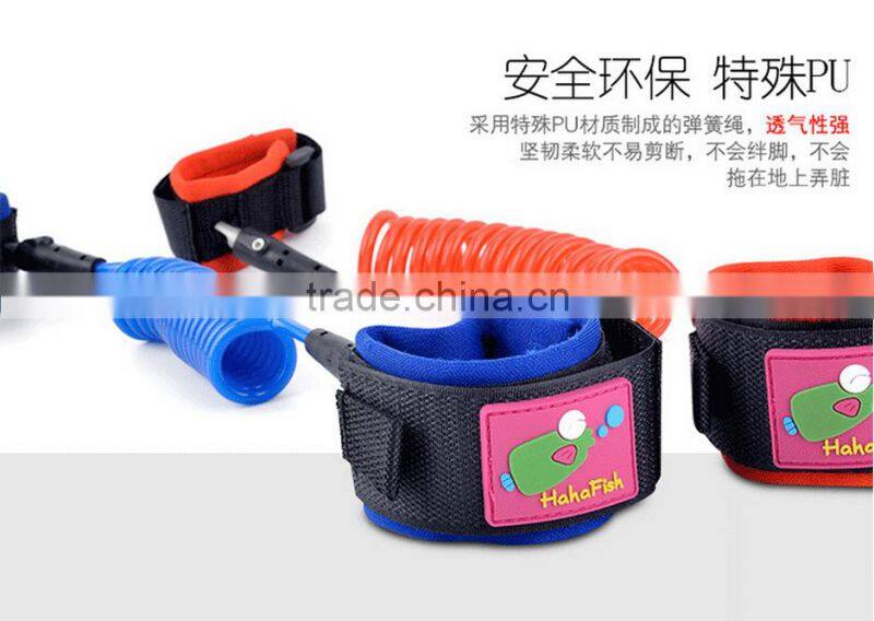 kids safety wrist rein harness strap elastic string toddler anti loss children wrist link collapsible rope cannot cut off