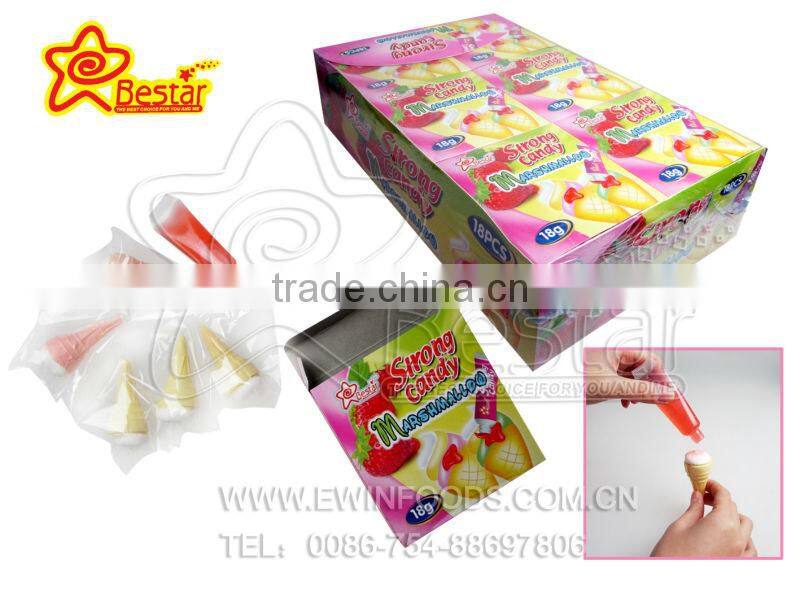 Mini Ice Cream Marshmallow With Fruit Jam