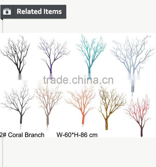 new style wedding stage setting centerpieces showcase decorations artificial coral branch