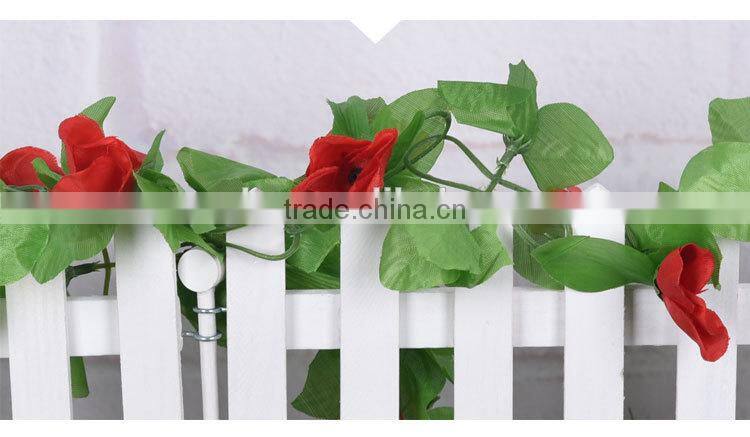 artificial hanging vine plant silk leaf garland