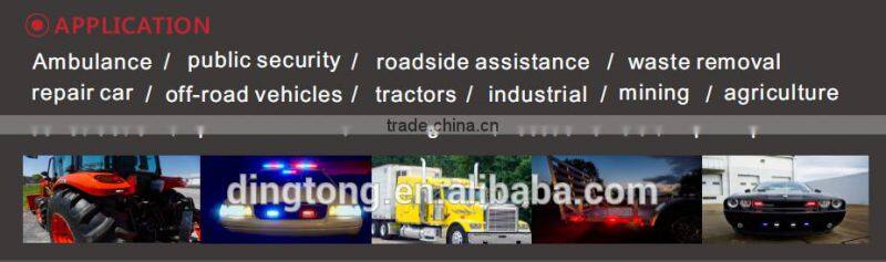 Permanent mount amber LED magnetic light bar