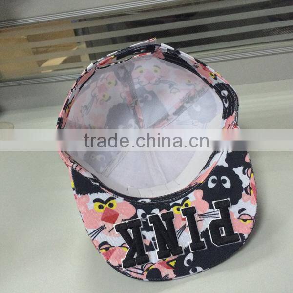 children's snapback cap/kis cap /cartoon cap