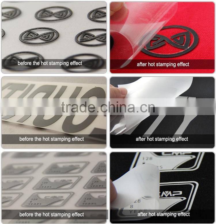 OEM custom silk screen removable t-shirt heat transfer sticker