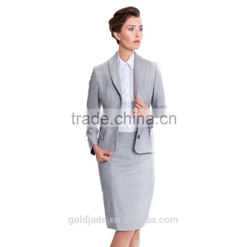 2015 Latest hot sale office uniform designs