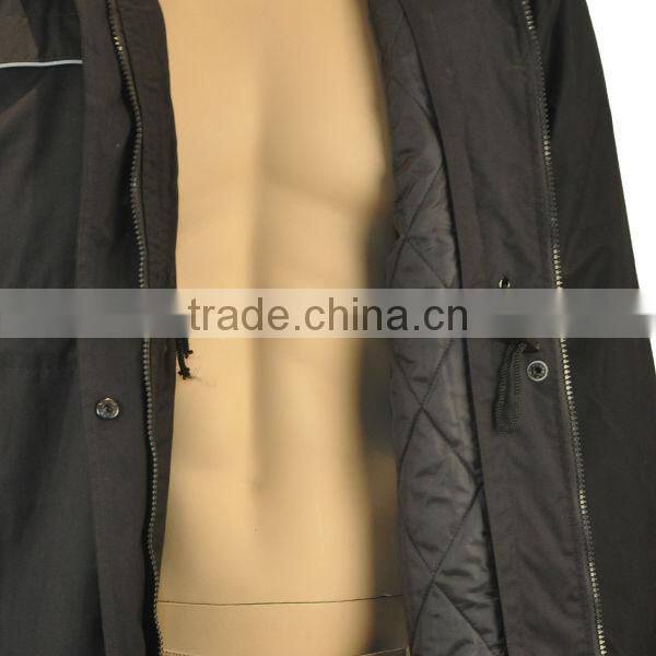 padding warm thick jacket waterproof winter garment coat stock