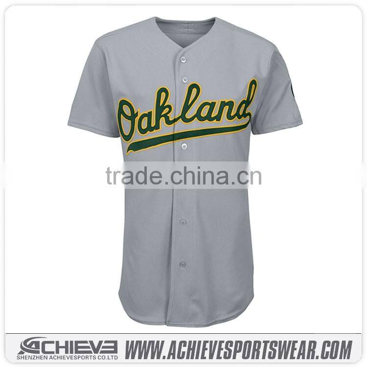 Athletic custom baseball jersey sublimated league game baseball shirts active baseball vest suits uniforms