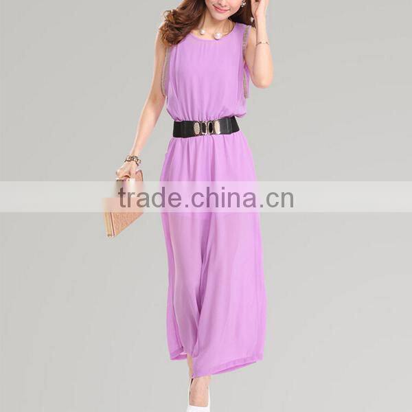 New Style Women Elegant flared and comfortable modern ladies summer Jumpsuit