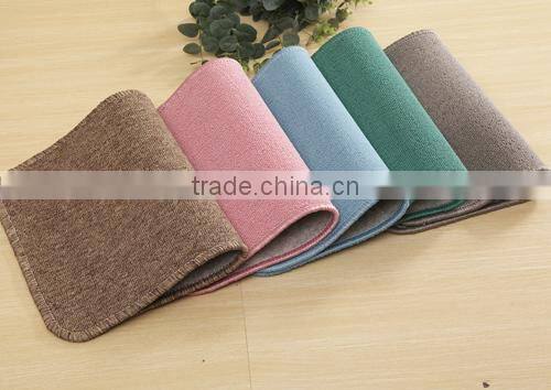 luxury acrylic plain fleece carpet