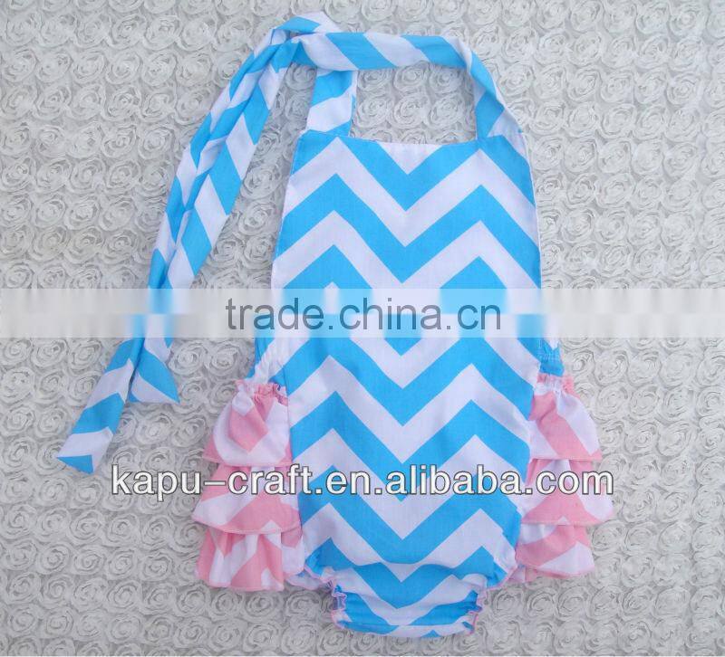 Cheap rainbow infant Petti bubble romper set