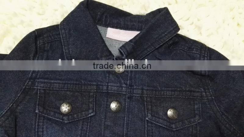 Yiwu stocks lots kid's high quality denim jacket