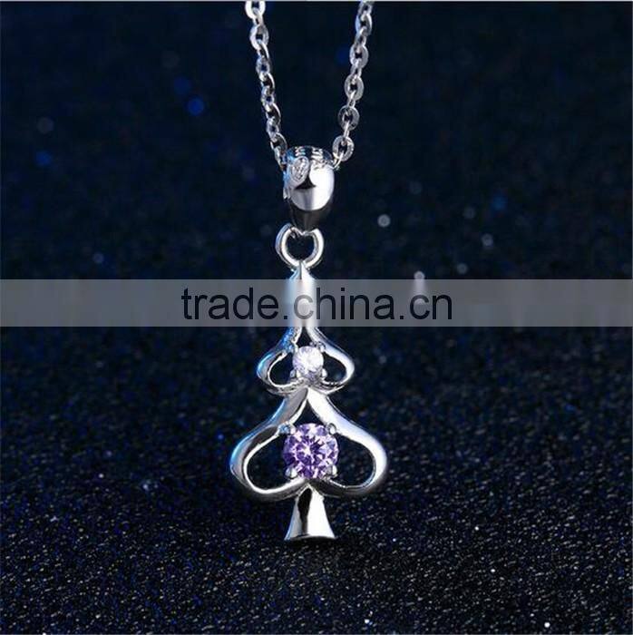 New Arrival 925 Sterling Silver Pendant Christmas Tree Pendants Jewelry