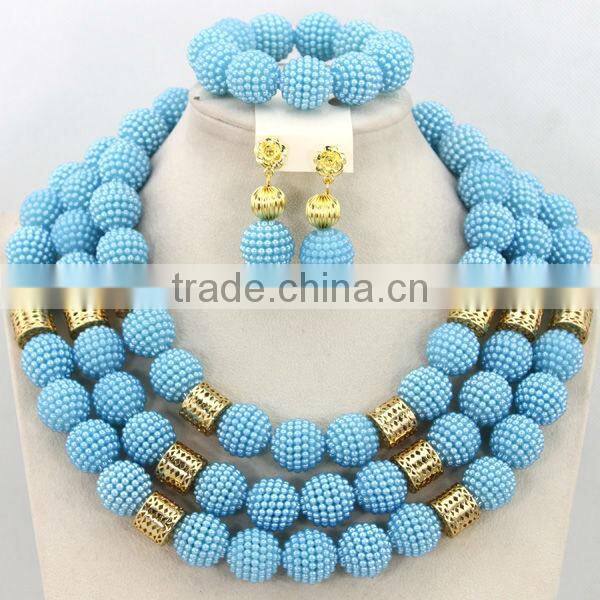 2015 new arrival africa beads jewelry sets including necklace,bracelet,ring,earings wholesales african coral beads jewelry set