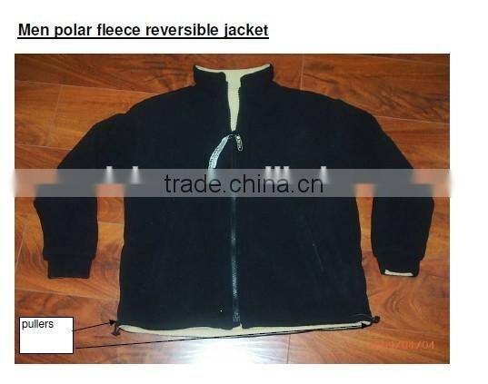 Men polar fleece reversible jacket(JCKT0011)
