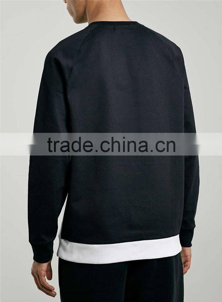 Mens cheap cut and sew mesh sweatshirts mens