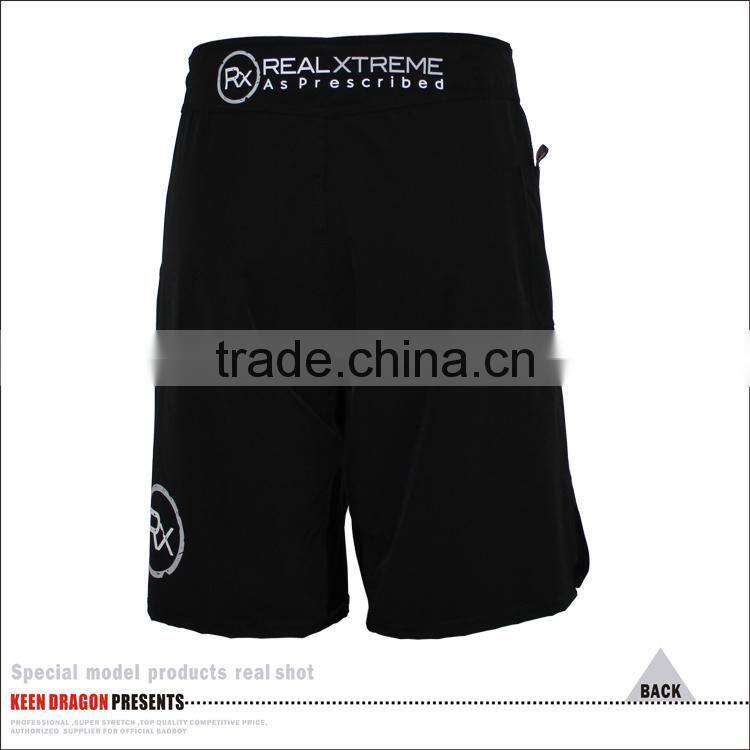 Blank Mma Shorts Flex Black MMA Style Fight Shorts Popular Customize
