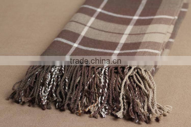2014 New fashion men winter cashmere scarf
