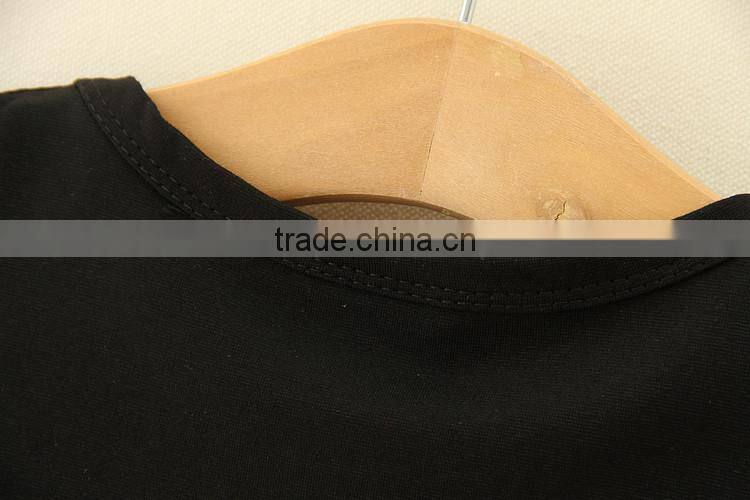 Wholesale women clothes casual knit dress daughter sleeveless one-piece dress black party