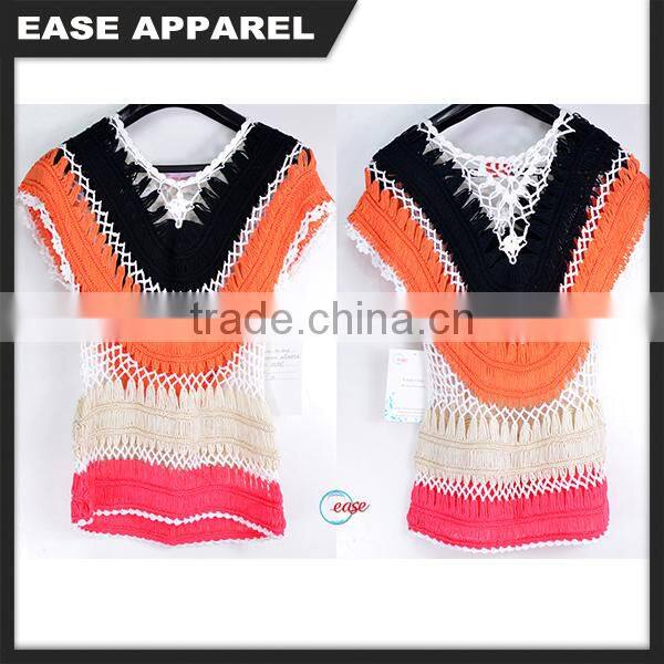 Dipped Dyed Women Pullover Sweater dress used 100% alpaca sweater